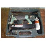 Hitachi NP35A pneumatic pin nailer with box; as is