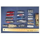 17 miscellaneous knives, etc.; as is