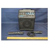 Gemini Party Caster Mini amplifier 10x7x12"h and 2