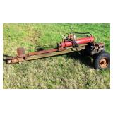 Nortrac pull behind log splitter, incomplete B& S