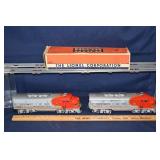 2 Lionel 2333-20 powered EMD FE engines; as is