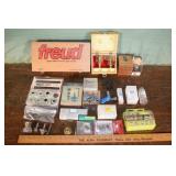 Assorted router bits, templet guides, etc.; as is