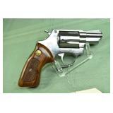 Taurus stainless 5 shot revolver, s#HJ20865, cal .
