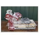 MK Diamond Products model MK101 tile saw, operatin
