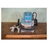 Makita model 3612B 1/2" router; as is