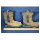 Georgia Boot mens size 9 waterproof 10" Wellington