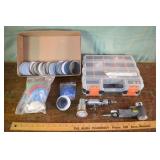 2 pneumatic sanding/polishing tools and supplies;