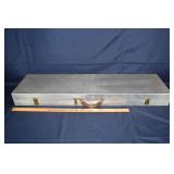 Aluminum gun case, 49x13x5"h; as is