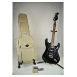 Burns of London Cobra electric guitar with soft ca