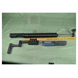 26" stainless Match barrel with front sight, heat