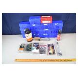 Gun supplies: (14) 50rd rifle ammo boxes, 3 bore c