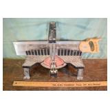 Craftsman miter box with saw; as is