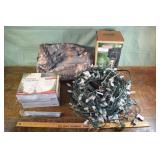 Lot: Coleman dual fuel lantern, NRA duffel, Christ