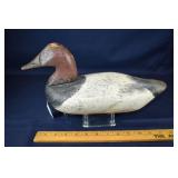 Ca. 1890 James T. Holly canvasback drake decoy