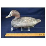 Ca. 1890 James T. Holly blue bill drake decoy