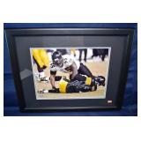 Framed Terrell Suggs autographed photo with halo