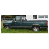 1987 Ford F150 pickup, SALVAGE no title, VIN:1FTEF