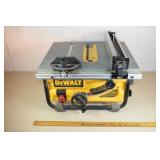 DeWalt model DWE7280 10" contractor portable table