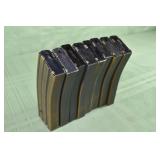 (8) 30rd AR-15 5.56mm magazines; as is