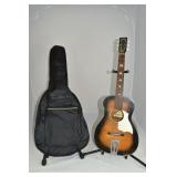 Stella by Harmony acoustic guitar model H-6130 wit