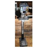 Delta 17-900 standing drill press, operating; as i