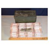 1450+ rds cal 9mm, in a military ammo box; as is