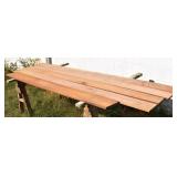 5 walnut boards: (4) 3/4"x7"x10