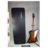 Epiphone Firebird electric guitar with hard case #