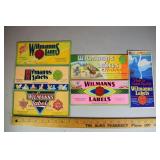 6 Advertising ink blotters, Willmons Label, 9x4" e