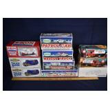 (10) die cast model trucks: 4 Hess, etc.; as is