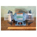 8" bench grinder with shields; as is