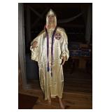 Satin KKK robe with sash