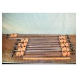 10 Jorgensen 72 HD bar clamps; as is