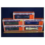 (5) Lionel O Scale advertising cars; as is