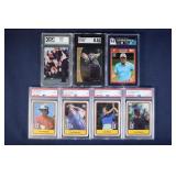 7 graded PGA cards: Woods, Daly, Watson, Trevino,