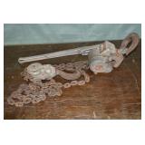 Coffing model MA-30 3 Ton aluminum manual chain co