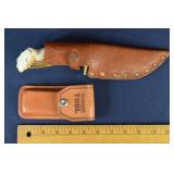 Schrade Tool utility lock blade knife w/ sheath, b