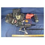 Paintball gun and supplies; as is
