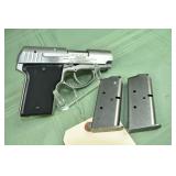 AMT Back Up stainless semi-auto pistol, s#DL21217,