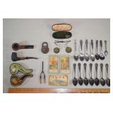 Lot: small antique assayer