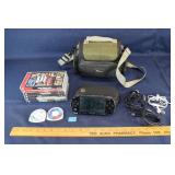 Sony PSP with 8 games and accessories, only works
