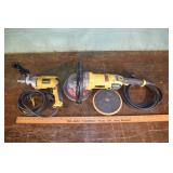 DeWalt model DWP849X polisher, DW235G 1/2" VSR dri