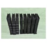 8 plastic AR-15 30rd magazines; as is