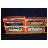(4) Lionel O Scale cars; as is