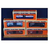 (5) Lionel O Scale cars; as is