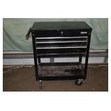 US General locking 3 drawer wheeled tool cart with