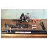 14,000lb tow hitch receiver with anti-sway bars, b