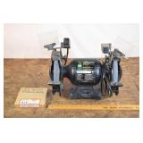 Ohio Forge model 7075 8" bench grinder w/ work lig