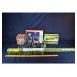 Train Garden accessories: trees, partial roll gree