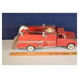 Structo die cast metal pumper truck; as is